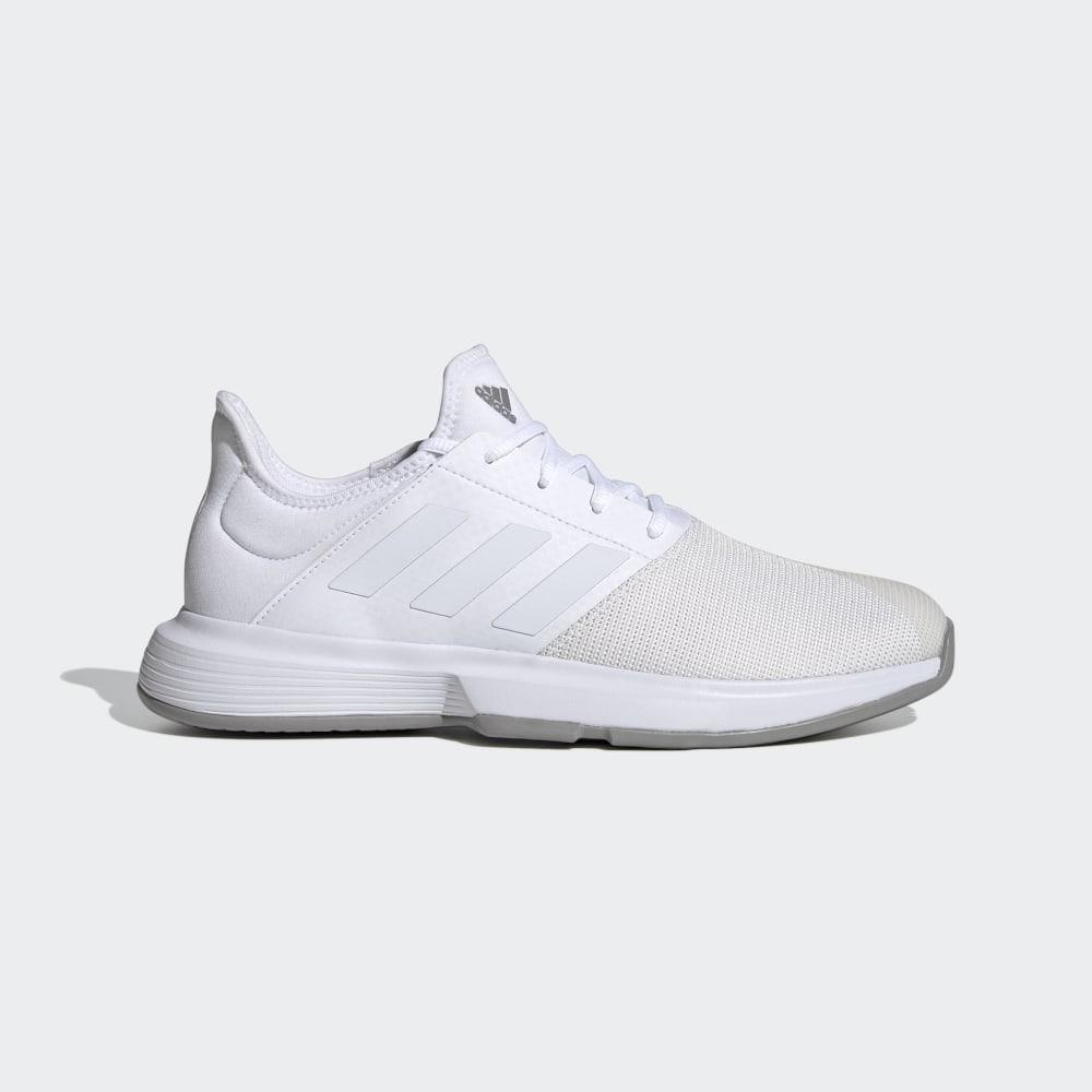 Pantofi Tenis Adidas GameCourt Wide Barbati Romania - Albi/Gri EH2949